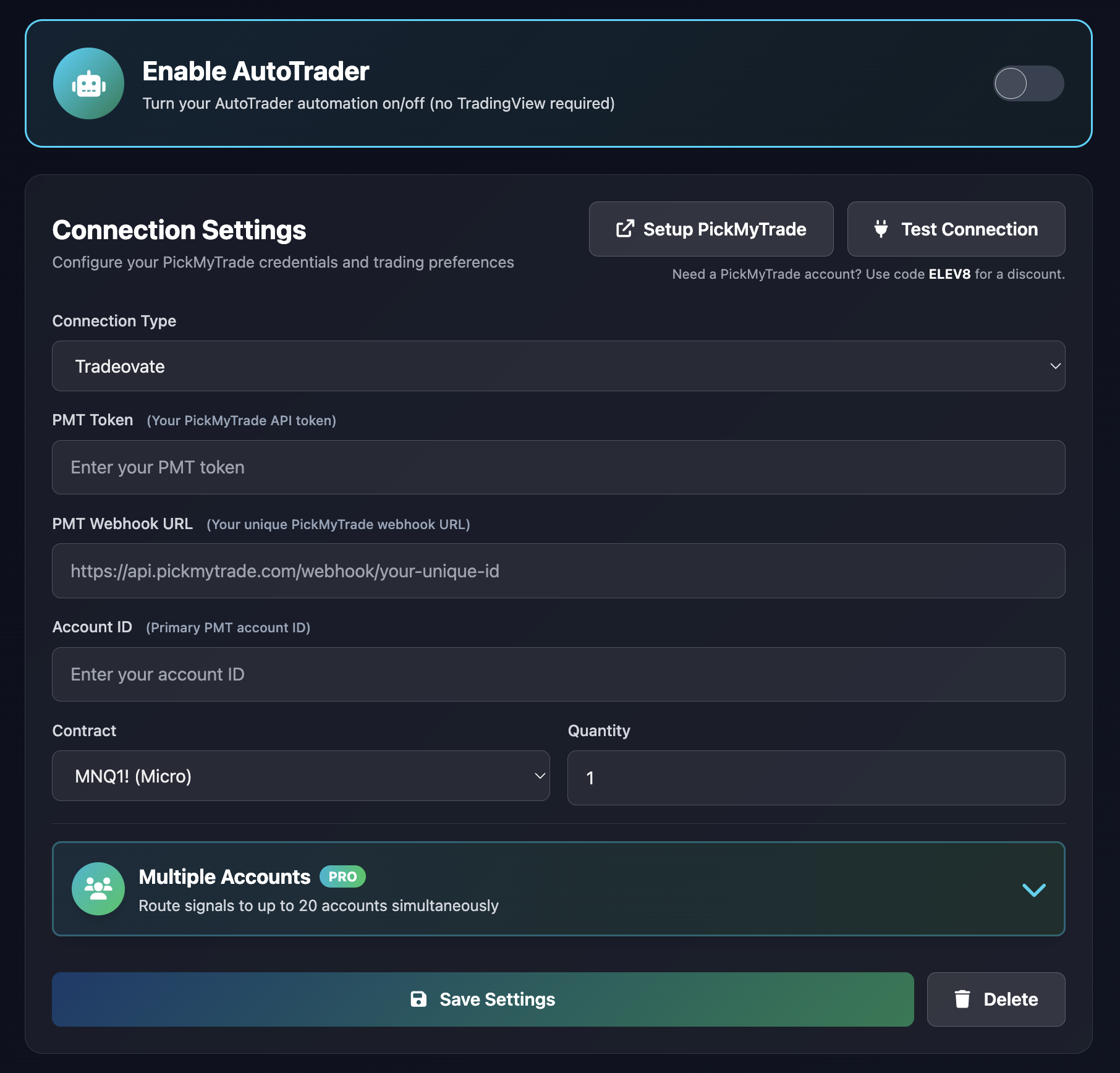 Watch AutoTrader Setup Video